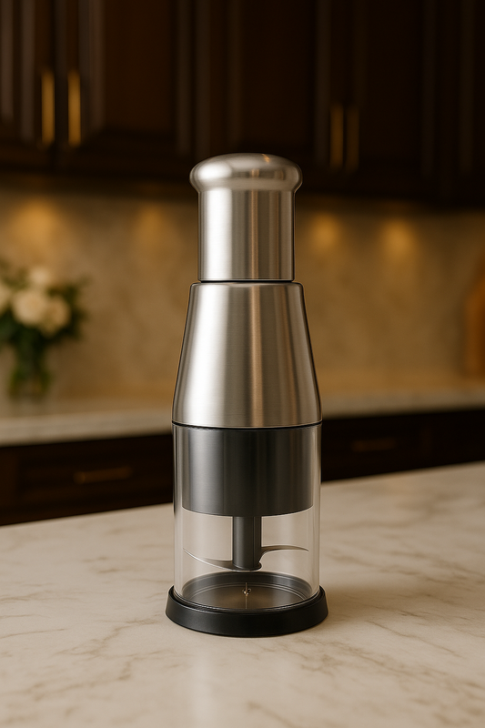 GourmetEdge™ : Stainless Steel Manual Food Chopper
