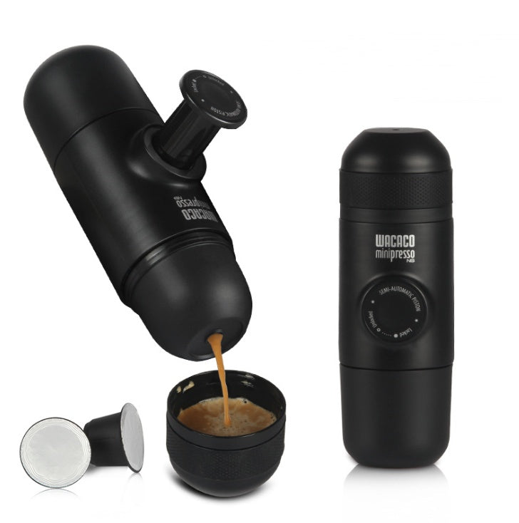 Portable Espresso Elegance™ – On-the-Go Coffee Maker for the Refined Explorer
