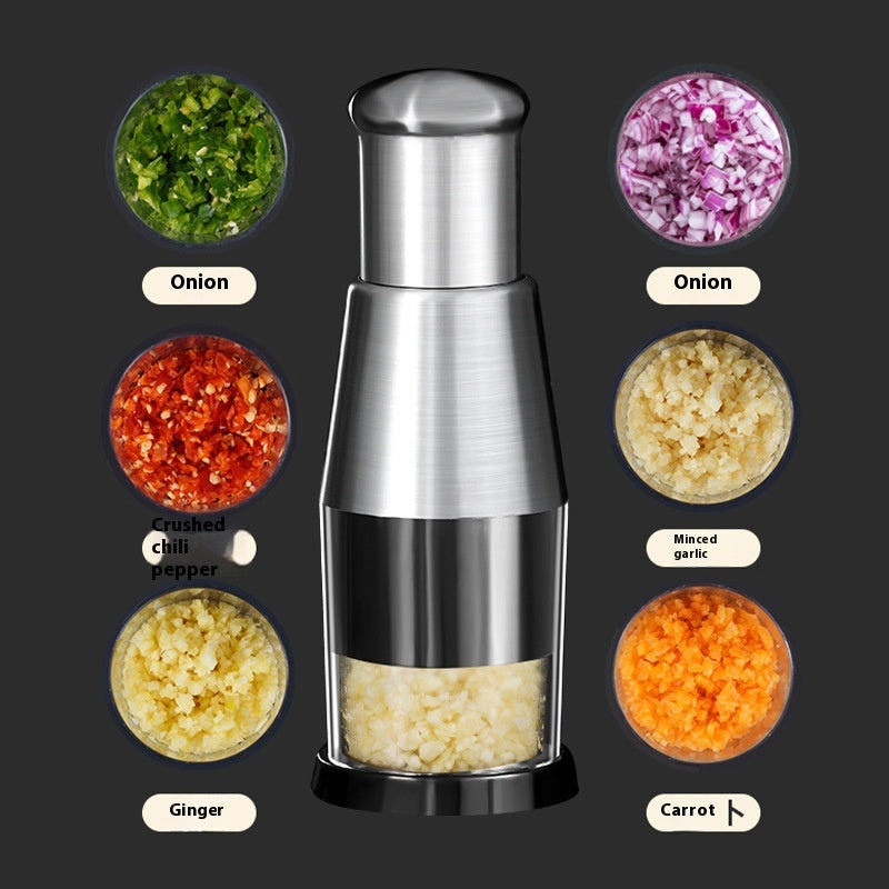 GourmetEdge™ : Stainless Steel Manual Food Chopper